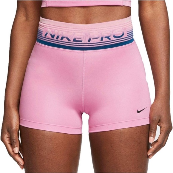 Nike Pants - Nike Pro Women's Pink Athletic Shorts Size Small